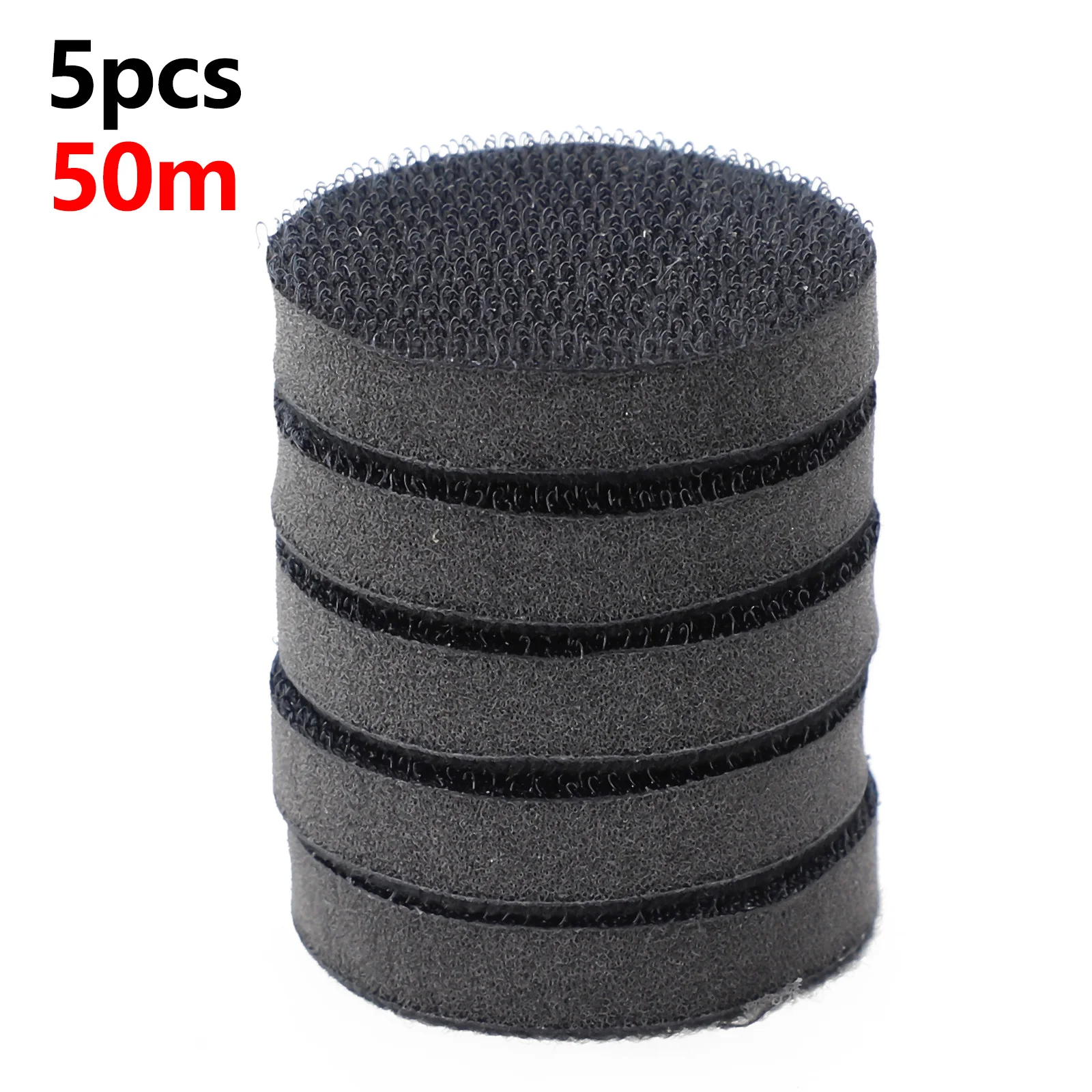 5pcs 50mm 75mm Soft Sponge Interface Pad Loop Hook Sanding Pads Backing Plate For Sander Polishing Grinding Sanding Disc