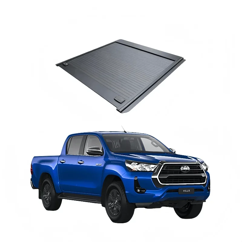 

For Hilux Tremor pickup truck retractable aluminum roll up trunk tonneau cover