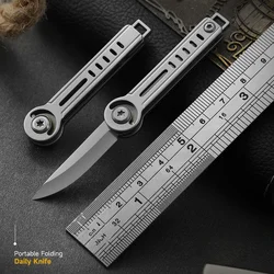 EDC Mini Folding Knife Keychain Small Knife Mechanical Knife Portable Portable Portable Knife Emergency Express Unboxing Knife