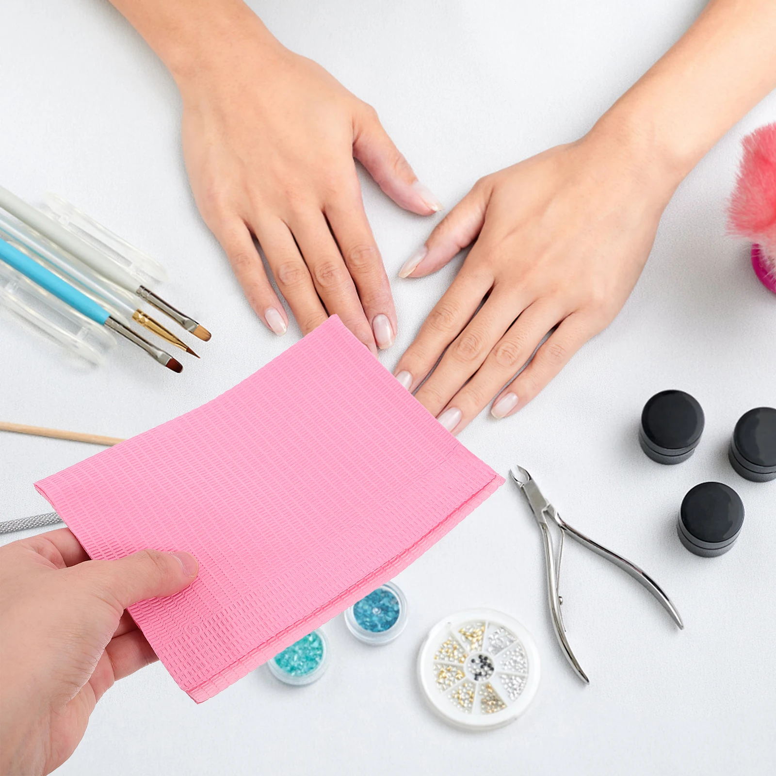 

125pcs Pads Supplies Tattoo Cleaning Towels Tattoo Cleaning Pads Disposable Bibs For Nail Cover Clean Pad Disposable