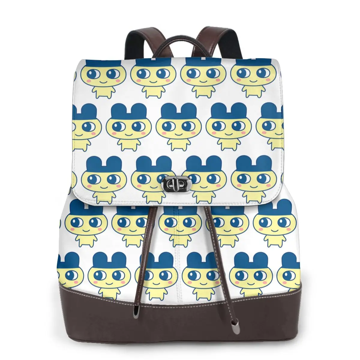 tamagotchi-mametchi-bookbag-school-student-bags-hiking-travel-daypack-for-women-fashion-derma-backpack