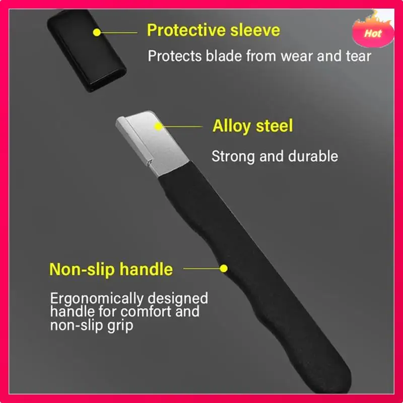 مبراة سريعة محمولة، مبراة أدوات حديقة السكاكين المحمولة باليد، مبراة شفرة العشب (6 قطع) #4