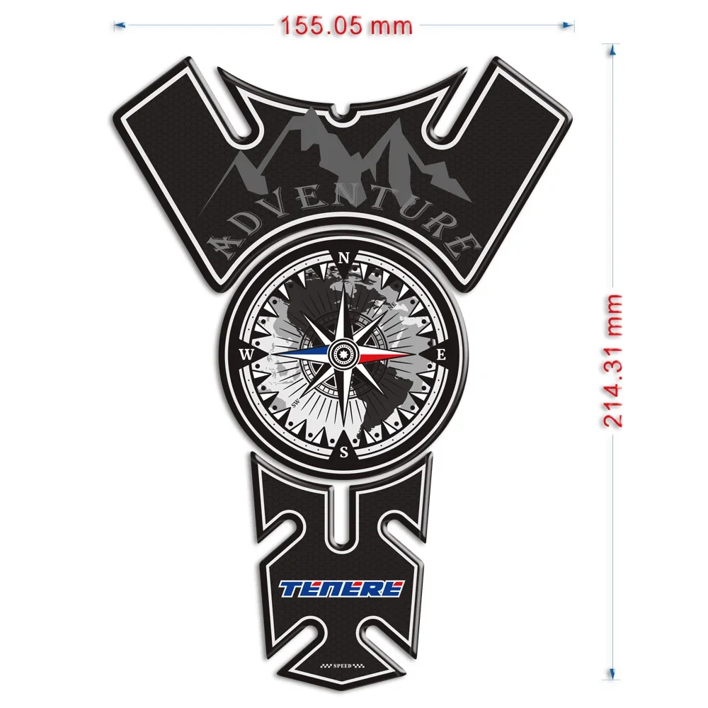 

Для YAMAHA TOURING SUPER TENERE 1200 700 1200XT ADVENTURE Защитная накладка на бак Газовое топливо Лобовое стекло Шлем Обтекатель Наклейки на крыло