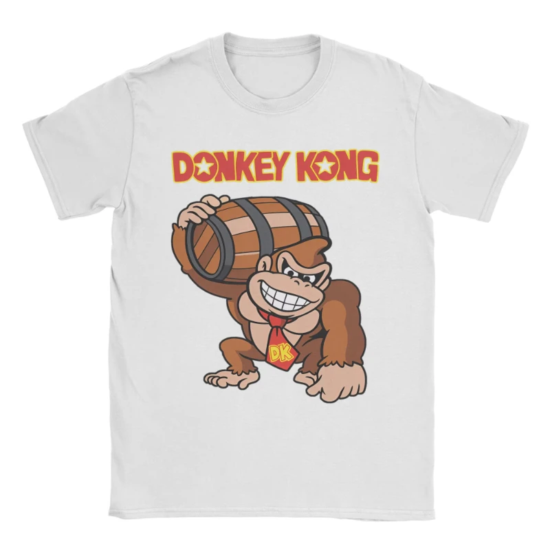 

2025 Summer and Autumn Donkey Kong arcade Game printed T-shirt loose and fun short-sleeved suitable for both men and women