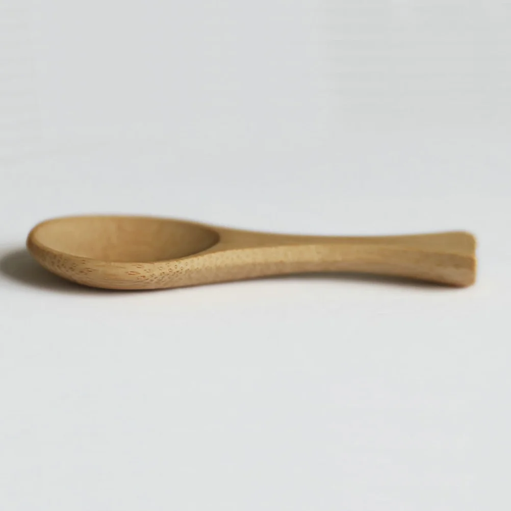 10pcs Bamboo Tea Spoon Short Handle Scoop For Sugar Salt Spice Coffee Condiments Kitchen Teaspoon Teaware Accessories Home