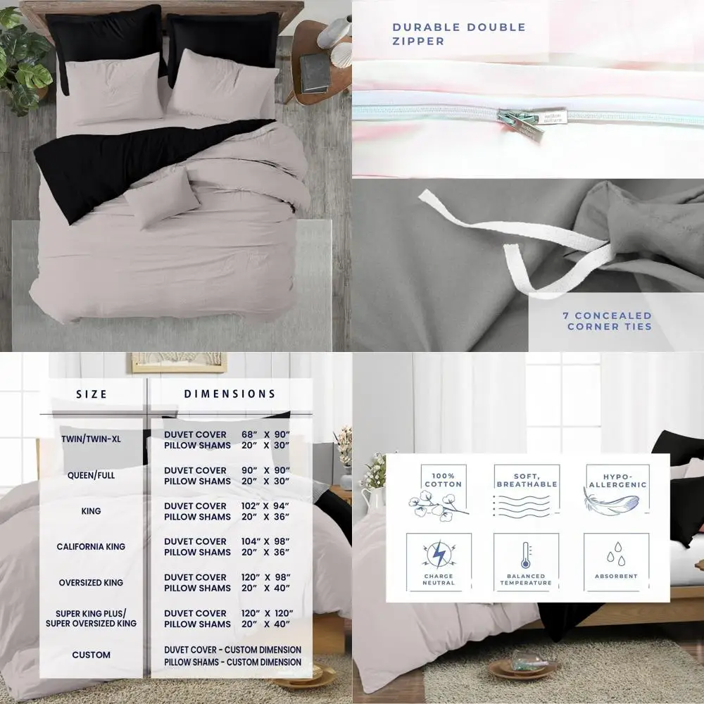 

Пододеяльник из египетского хлопка — нити 600, ультрамягкий, премиум-класса, прочный, комфорт постельного белья California King Size