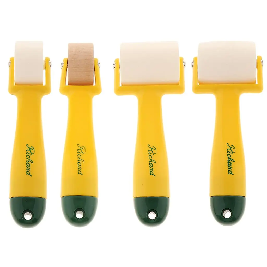 Cylindrical Shape Wallpaper Seam Roller Laminate Tool for Thickened Wallpaper and Fabric Walls