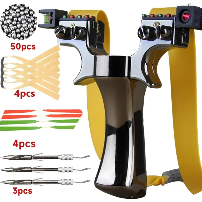مقلاع ليزر للتصوير مقلاع احترافي مع أدوات منجنيق الصيد على المستوى للتمرين والرياضات الخارجية #1