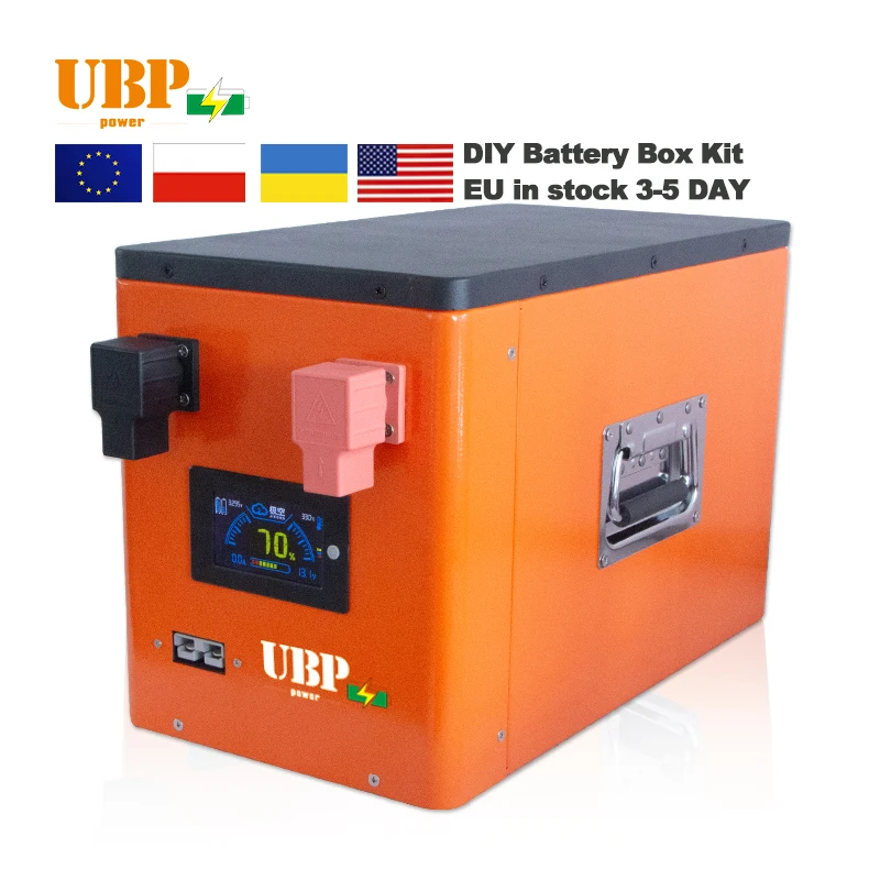 UBPPOWER 280Ah 304Ah Lifepo4 Battery Bax Kit Case Rechargeable Lithium Cell Lifepo 12V 24V 48VDIY Vans RV Boats Golf Carts Solar