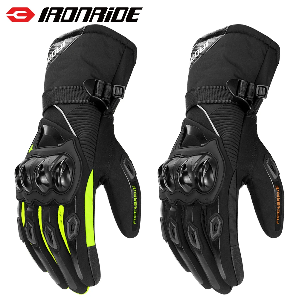 

Motorcycle Gloves All Season Waterproof Warm Windproof Off-road Motorcycle Riding Gloves Touch Screen Full Finger Outdoor Gloves