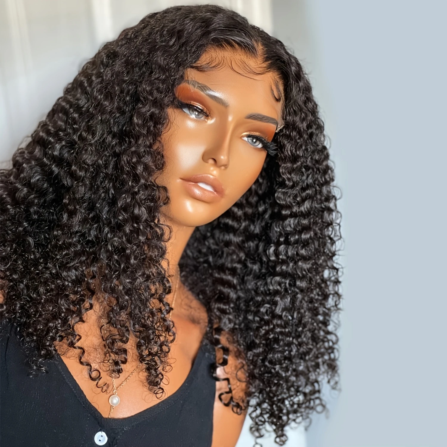 

Premium Natural Curly BOB 150% Texture Lace Front Hair Extensions, Superior Quality for Ultimate Bounce and Stunning Curls, 13*4