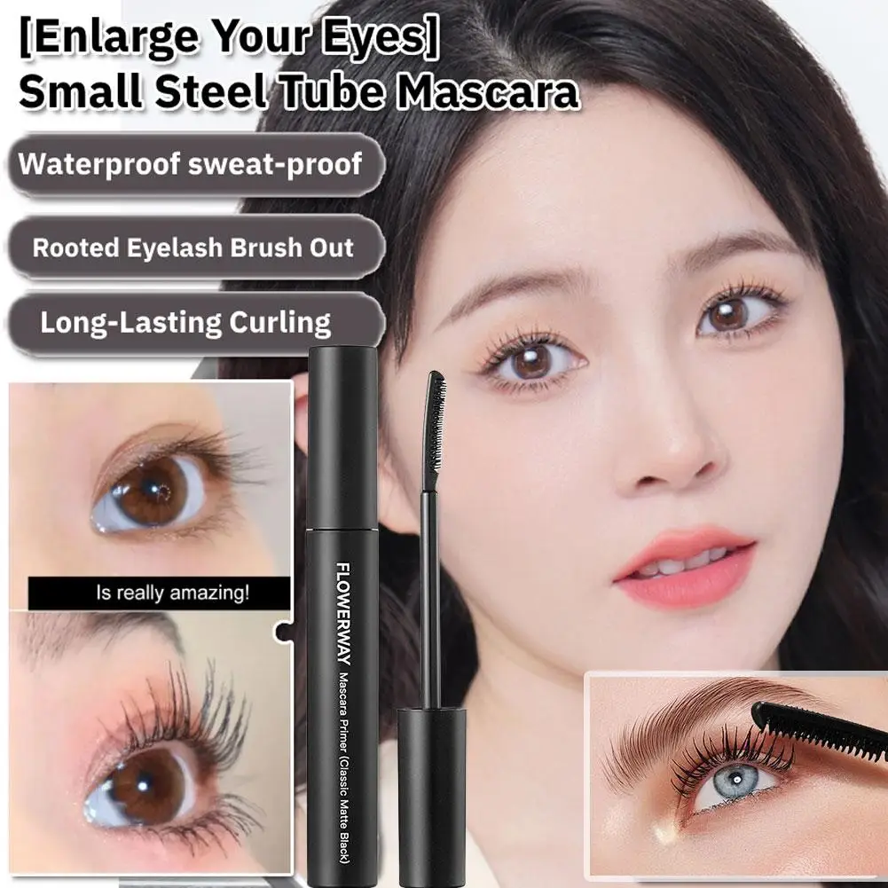 Eyelash Primer Volumizing & Lengthening Mascara Base Waterproof Smudge-Proof For Curly Long-Lasting Lashes, Clump-Free