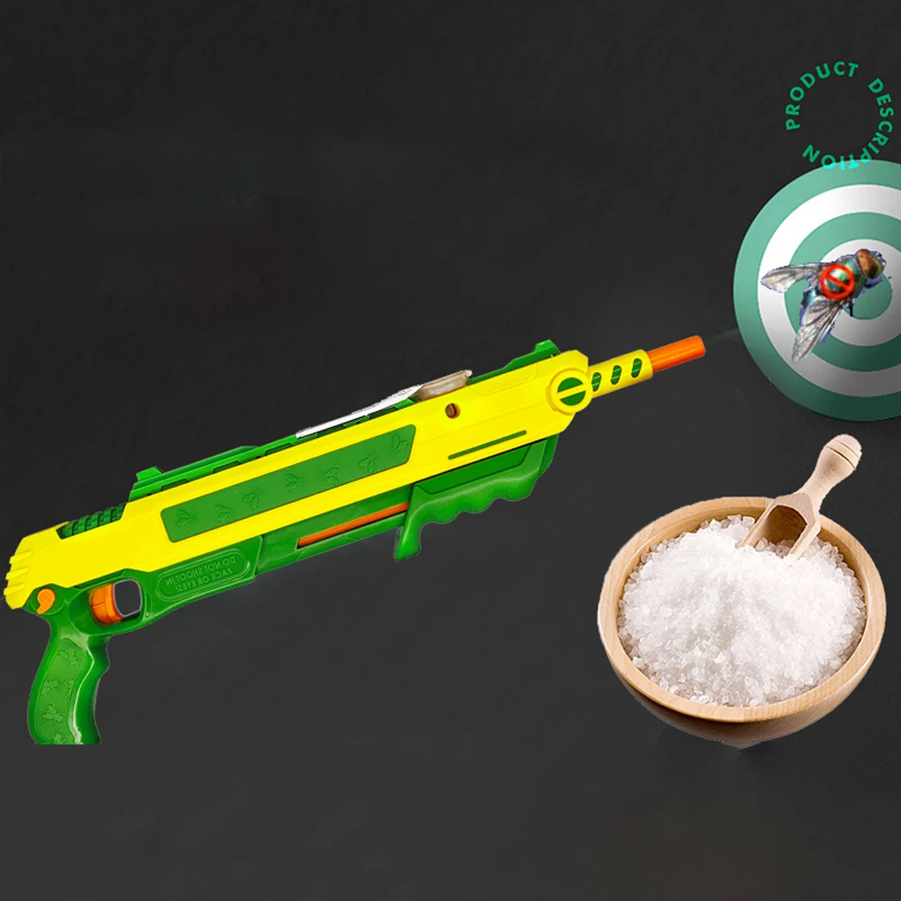 يطير قتل مسدس لعبة بندقية الملح بندقية صديقة للبيئة ABS يطير قتل بندقية الكبار لعبة بندقية تحلق هدية عيد الأطفال