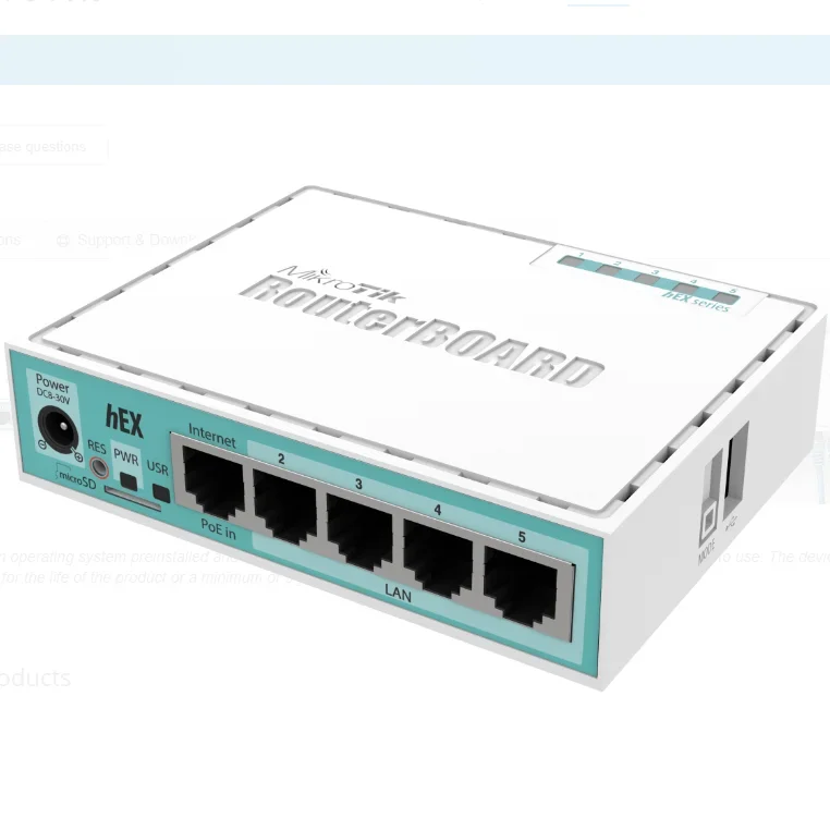 Mikrotik hex RB750Gr3 rb4011 5xGigabit Ethernet Dual Core microtick internet connection mikrotik Router