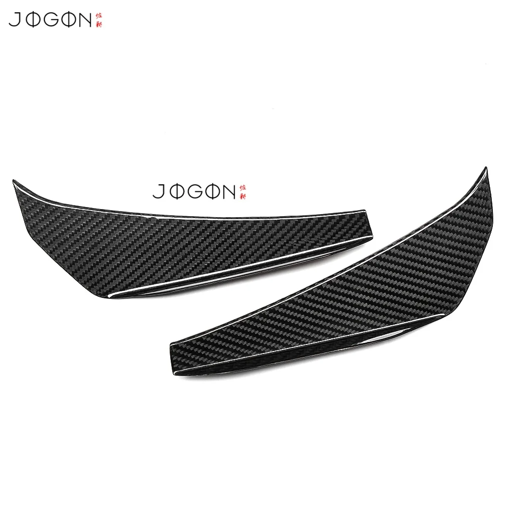 JOGON ألياف الكربون سيارة الجانب الأمامي الفاصل Canard لشروليه كورفيت C8 Z06 Z07 LT6 ZR1 كوبيه للتحويل HTC 2023 2024 2025 #5