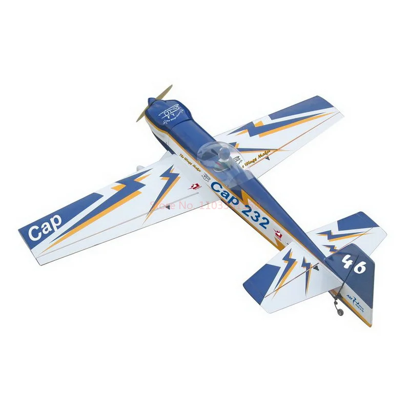 TWM Nitro RC 체중계 곡예 비행기, 1440mm 캡 232, 46S Balsa Avion 모델