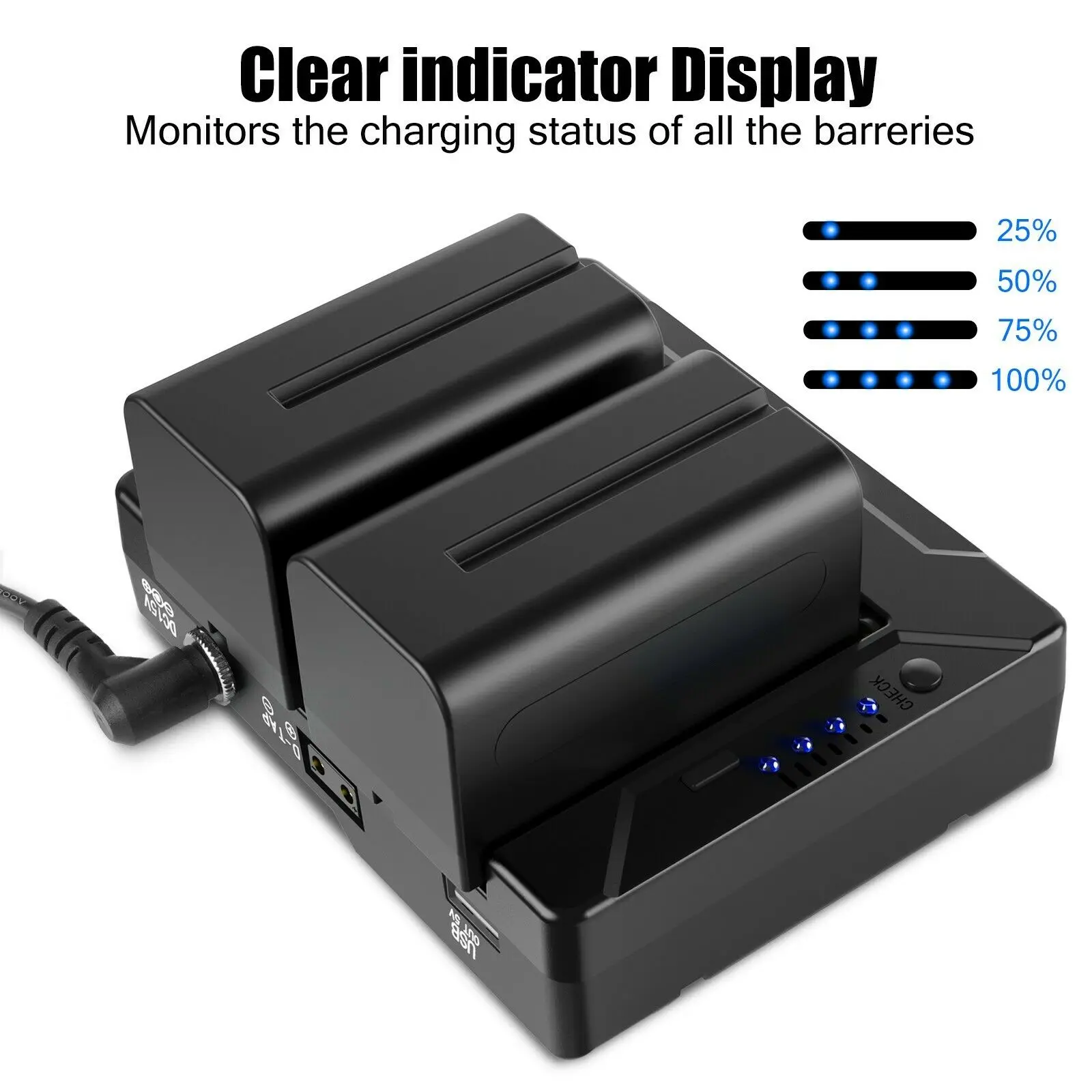 【DO BRASIL】Sokani X60 Battery Adapter Plate D-tap Output for Sony F970 F750 F550 for Sokani X60 Mini X60 RGB LED Video Light