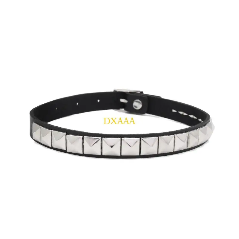 DXAA theatrale outfit combo realistisch haar PU lederen arm mouwen taille band snor en accessoires voor podiumshowsevenement