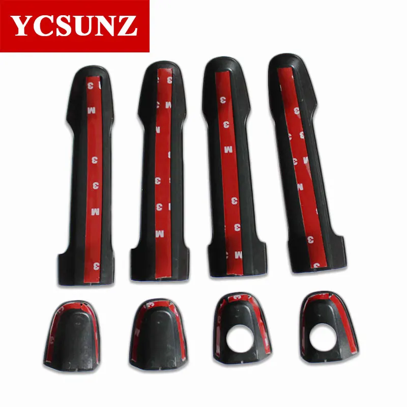 ABS Matte Black Door Handle Cover For Toyota Hilux Vigo 2005 2006 2007 2008 2009 2010 2011 2012 2013 2014