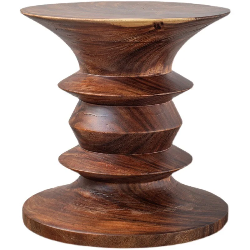 

Walnut solid wood stool Homestay wooden pier home high-end low stool