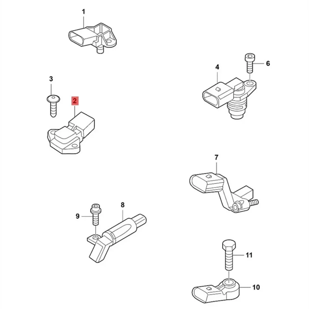 MAP Pressure Sensor 03C906051 0261230095 For VW Golf Jetta Passat Touran Audi A3 A4 S3 TT Skoda Octavia Seat Toledo 03C906051