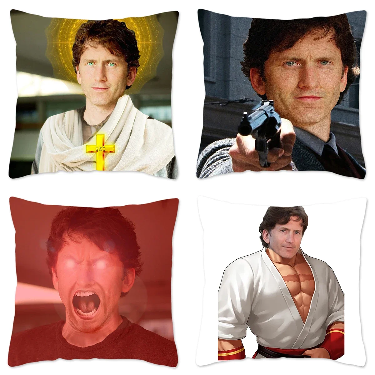 เฮ้คุณ Youre ในที่สุด Awake Skyrim Meme หมอนบ้านตกแต่งสำหรับรถโซฟาปลอกหมอนโพลีเอสเตอร์โยนหมอนครอบคลุมหมอน