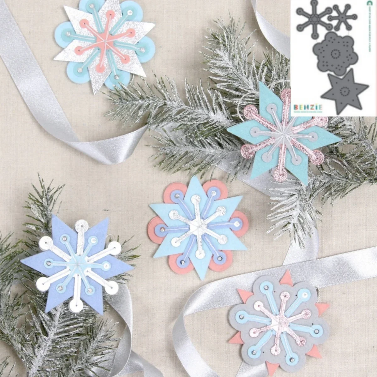 

Felt Die Christmas Shape Snowflake New Metal Cutting Dies For DIY Scrapbook Craft Decoration Template Supplies Greeting Card