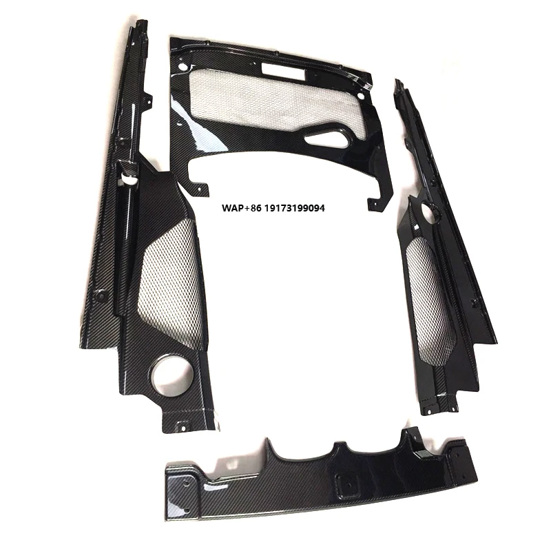 Acessórios de Carro em Fibra de Carbono Seco para Cobertura do Compartimento do Motor Interior para Gallardo Lp550 Lp560 Lp570 Peças Automotivas