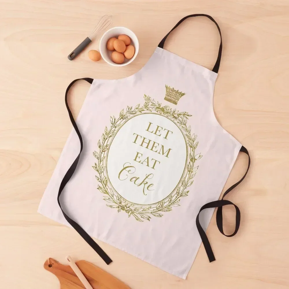

Let them eat Cake Apron professional hairdressing Kitchenware Goods For Home And Kitchen cook wear Apron