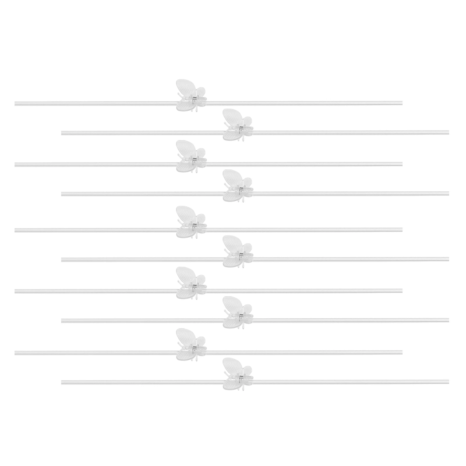 

Orchid Fixing Rods Transparent Plant Stakes Gardening Accessories Sturdy Stem Support Poles Vine Frames Pot Devices