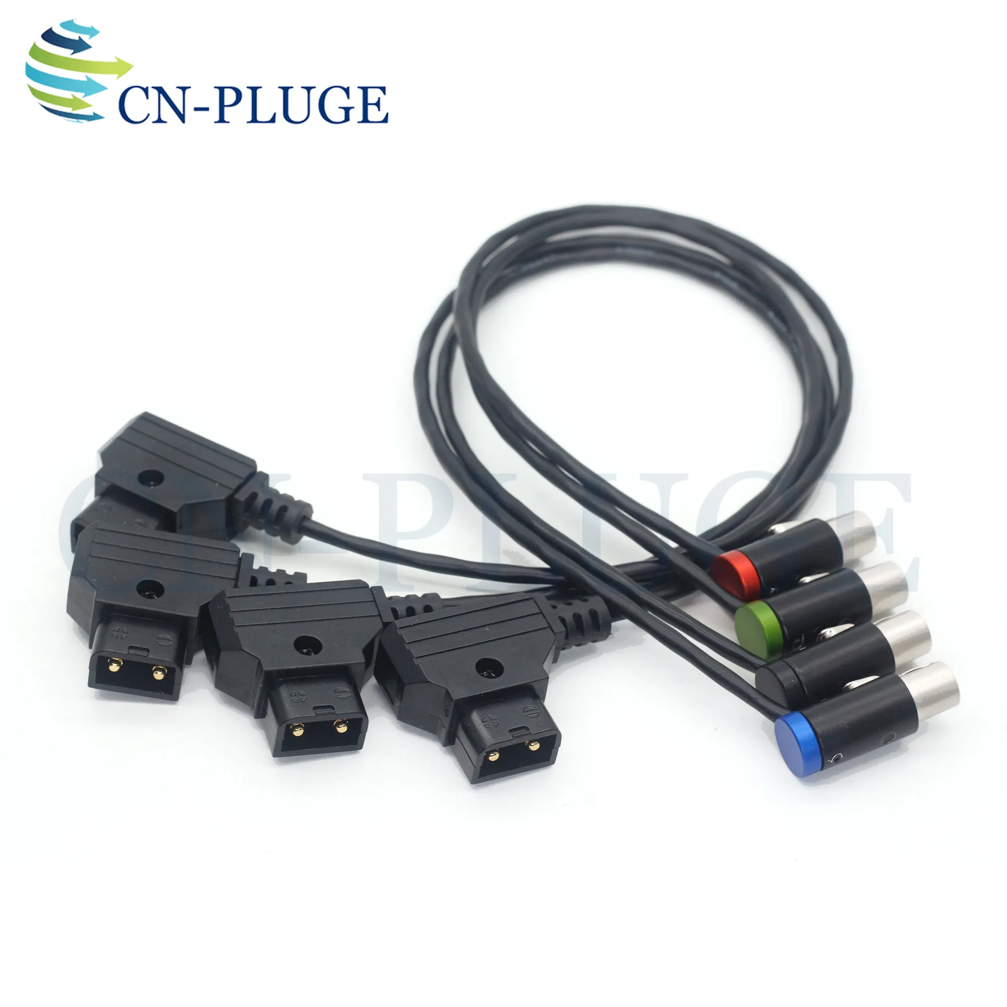 D-TAP To Right Angled Minixlr 4-Pin Female Connector For Sound Device 833/Scopio Power Cord