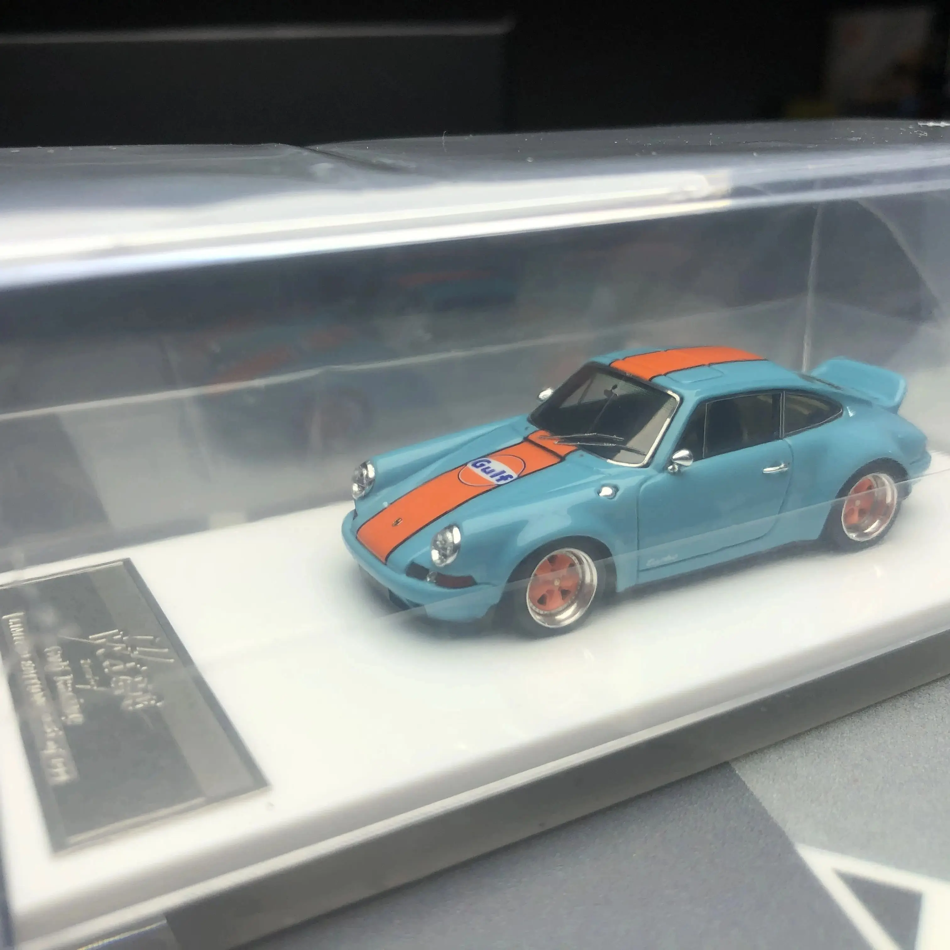 

theBox Store M64x 1/64 Kaege Retro Turbo 08G Gulf Racing Resin Model Car Collection Limited Edition Hobby Toys