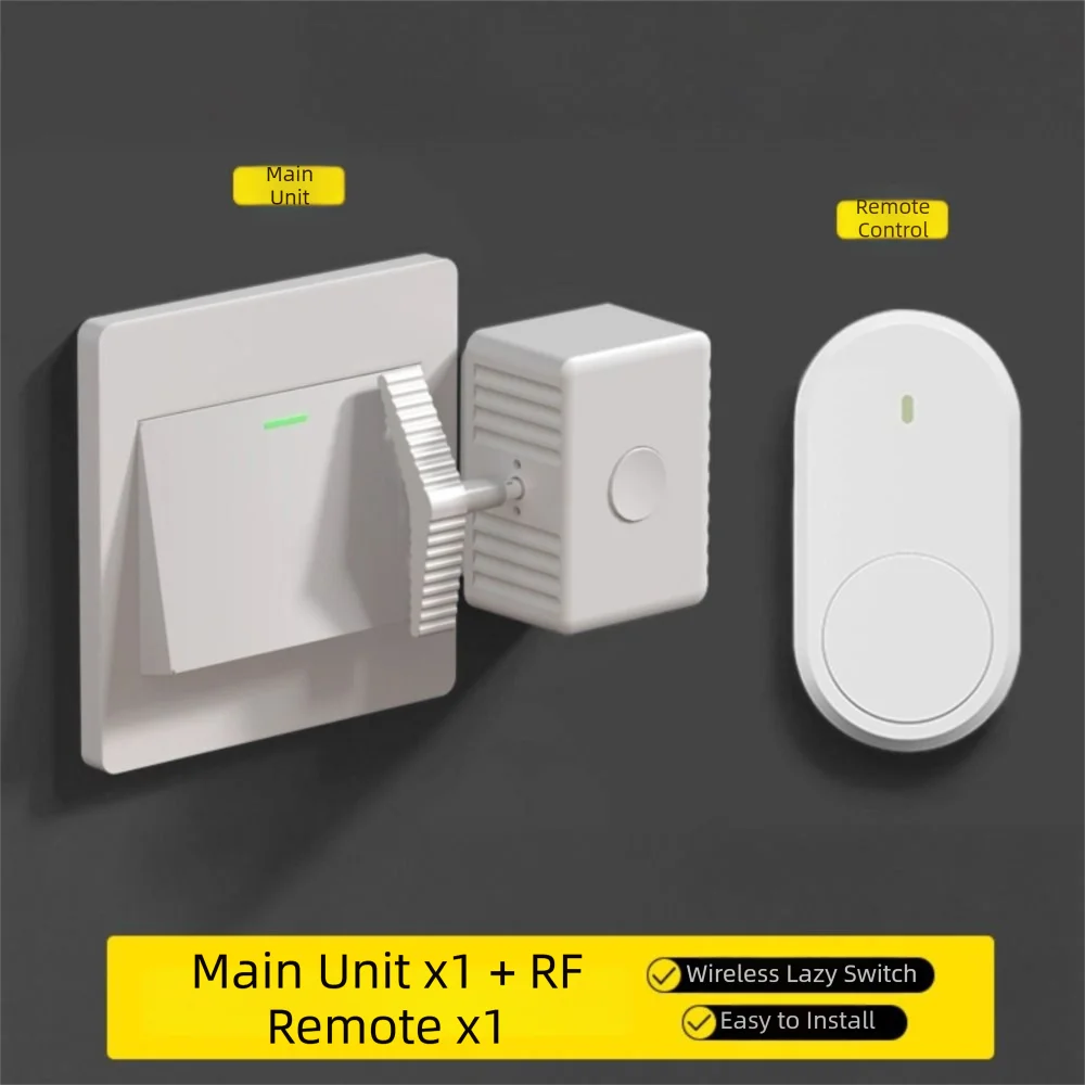 

Type-C Rechargeable Wireless Control Light Switch Remote Control Intelligent Design RF Version Switch Automatic Operation