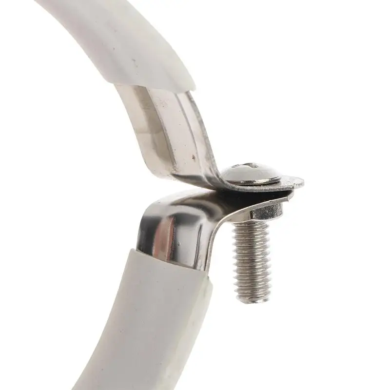 2Pcs Heat Resistant Round Hose Clamp Metal Pipe Hoop Holder Hardware for Automotive Engine Hose Fixing Plumbing