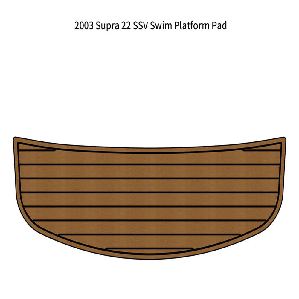 

2003 Supra 22 SSV Swim Platform Step Mat Boat EVA Faux Foam Teak Deck Floor Pad
