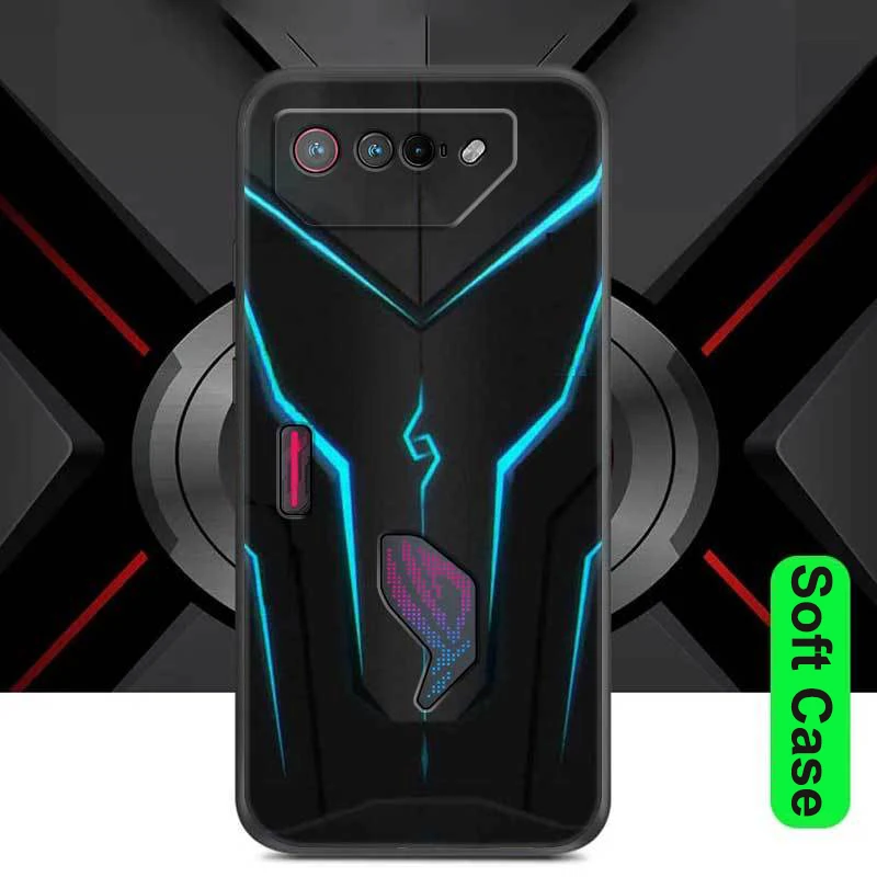 For Asus ROG Phone 7 Case ROG7 Pro Protector Silicone Soft Phone Back Cover ROG7 Cases for Asus ROG 7 Pro Fundas Shockproof Capa