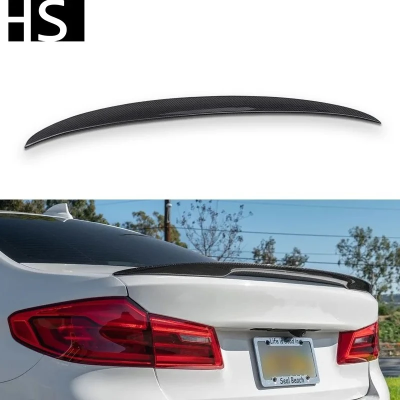

Suitable for 17-22 BMW 5 Series G30 G38/M5 F90 modified P type carbon fiber rear spoiler