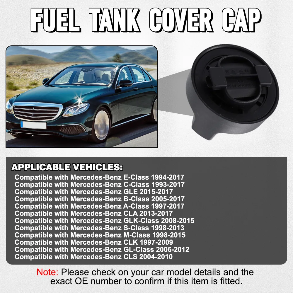 Engine Oil Filler Cover Cap for Mercedes-Benz W164 R171 W203 W204 W207 W209 W211 W212 W220 A0000101685 A0000101385