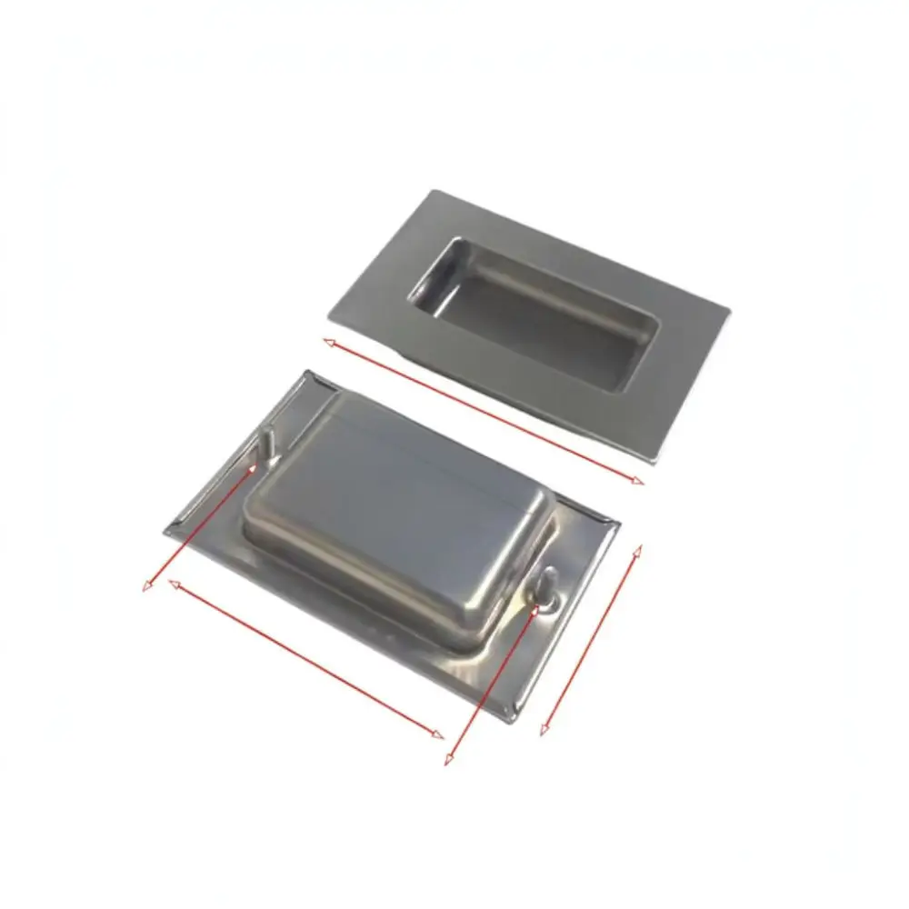Invisible Recessed Handle 304 Stainless Steel Flush Pull For Furniture Cabinet Wardrobe Modern Concealed Hardware Parts