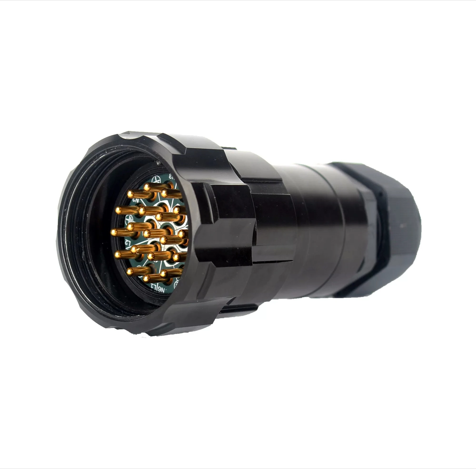 19Pin Style Professional Stage Lighting Connector Waterproof Multi-Pin Plug Socket For Stage Light Power Distribution Equipment