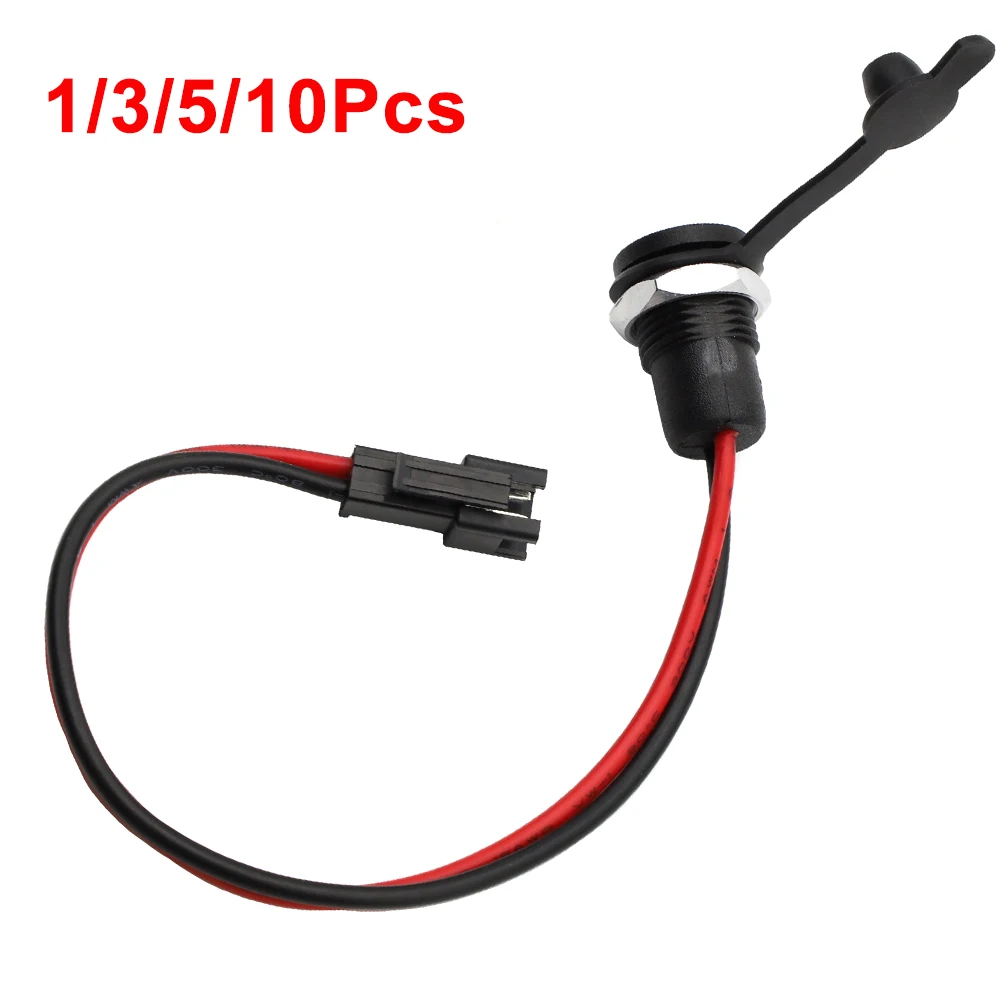 1/3/5/10Pcs DC 5.5 X 2.1mm Power Jack Socket Female Panel Mount To 2 Pin JST SM Male Plug Connector Cable For Electric Scooter