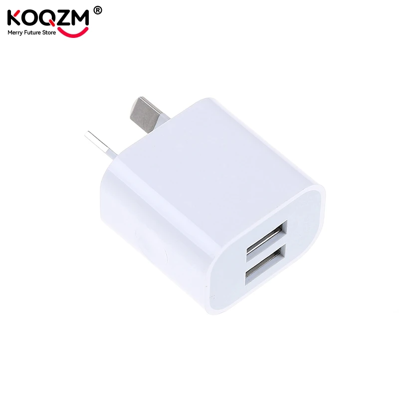 AU Plug 5V 2A Dual Interface USB Power Adapter Plug Wall Charger For iPhone For Samsung Smart Phone USB Phone Charger Australia