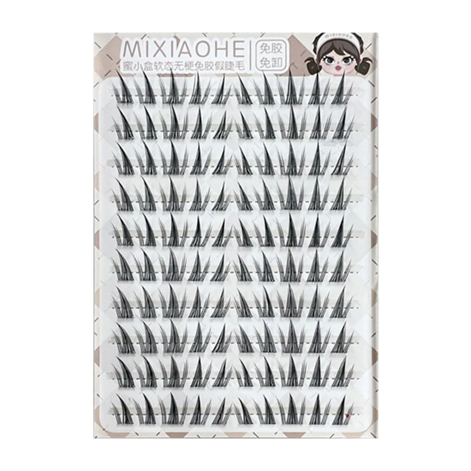 Auto adesivo lash clusters cílios 11-13mm natural fino cílios postiços para beleza olho cosplay maquiagem diy