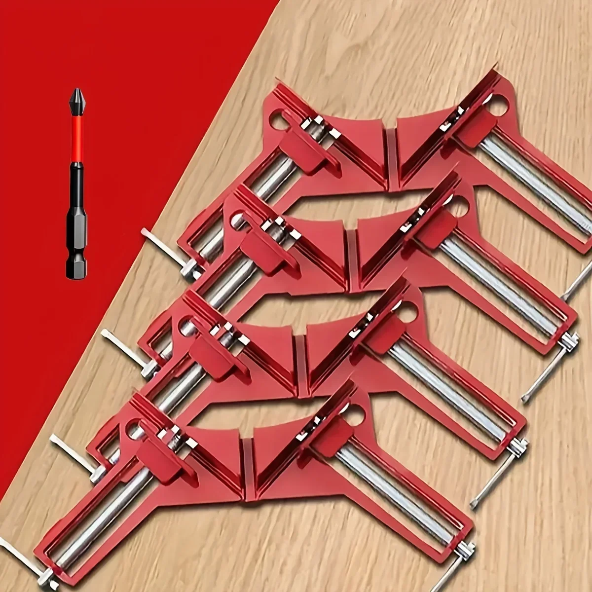

Right Angle Clamp, 90 Degrees Corner Clamp, Picture Frame Holder, Glass Holder, DIY Woodworking Hand Tools