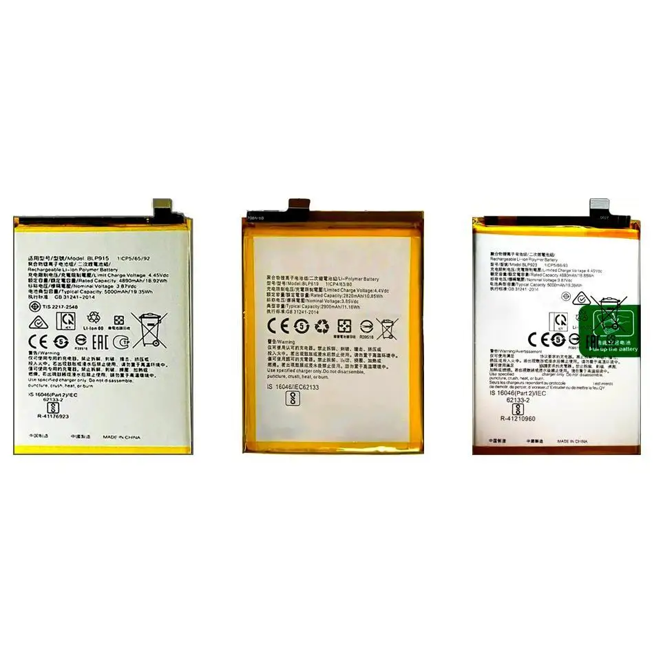 

Mobile Phone Battery For Oppo 2022A57 5Ga57 A77 F3 A57 A57m 5G Plus 2020 2022 4G Lite BLP915 BLP923 BLP619 2900-5000Mah