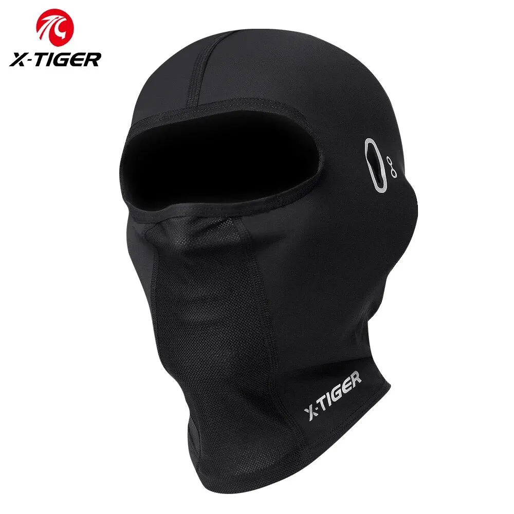 X-TIGER Sun Protection Cycling Mask Scarf Ice Silk Outdoor Masks for Men Cool Face Cover Sports Bicycle Mask