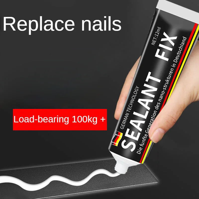 Strong Glue Sealant Super Glue Ultra-Strong Metal Glue Instant Sealant Fix Glue Quick Drying Nail Free Glue Powerful Bond Glue