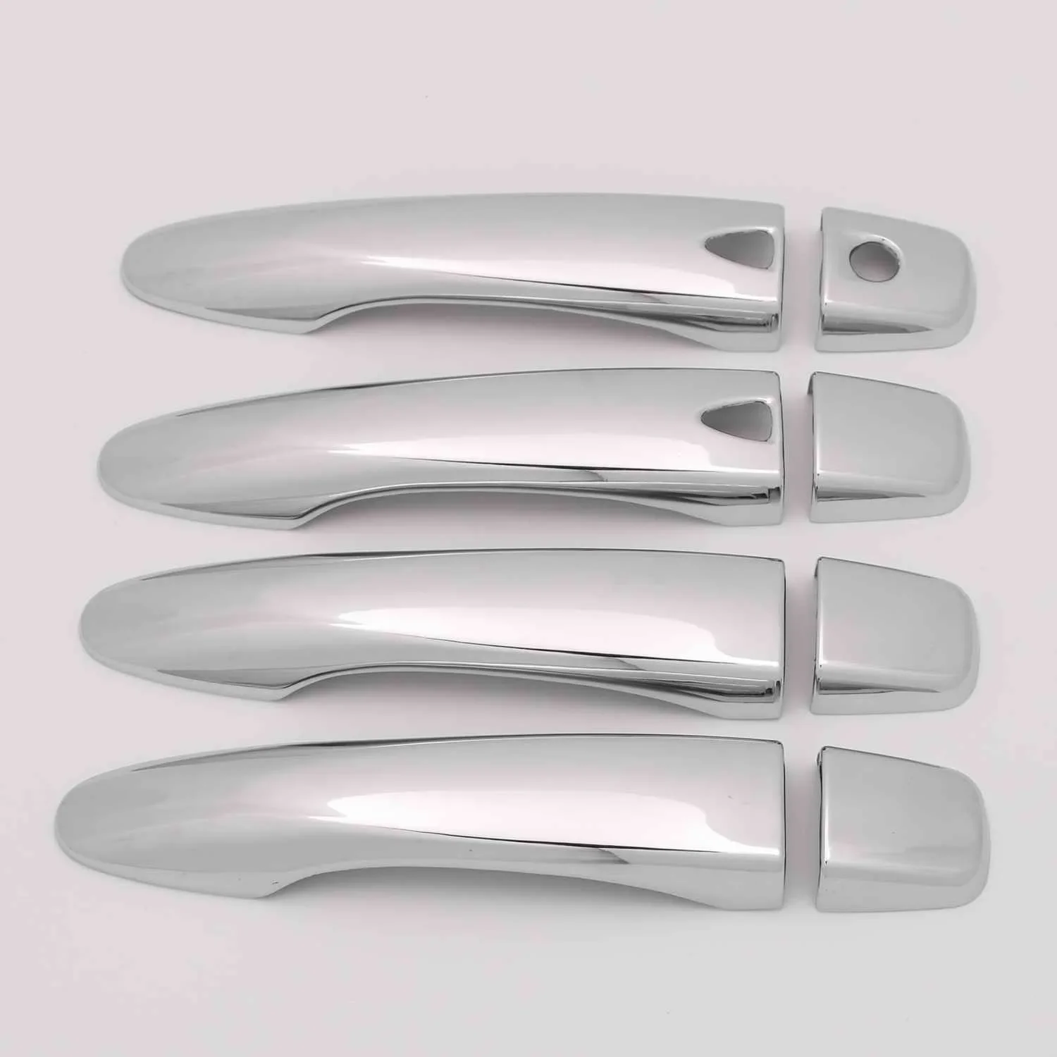 

Outside Smartkey ABS Chrome Door Handle Side Lid Cover Trim For Nissan Kicks/Rogue/X-trail/Qashqai 8pcs 4-Door