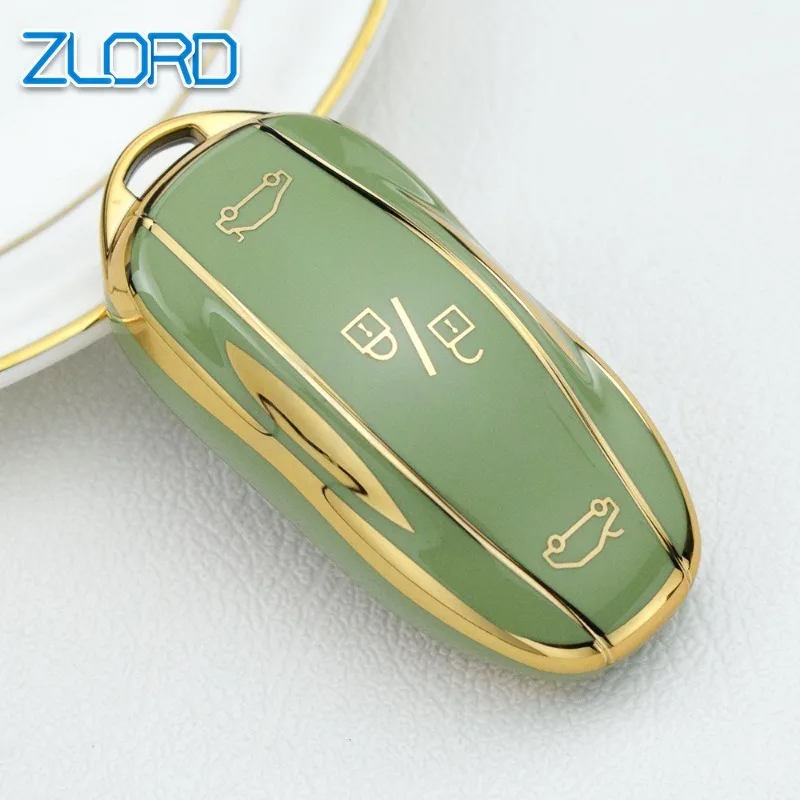 Car Key Shell Fob TPU Car Remote For Tesla Model X Model S Model Y 3 Protector Key Case Cover Keychain Accessories