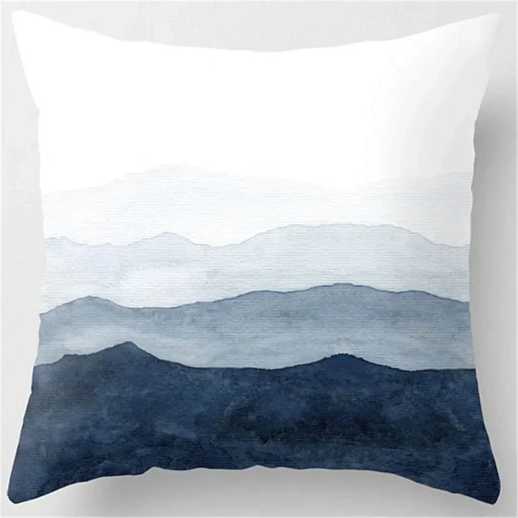 

Navy Blue Geometric pillow case40×40,45×45,50×50,60×60,Sofa/car cushion cover,Bedding pillow case cover.
